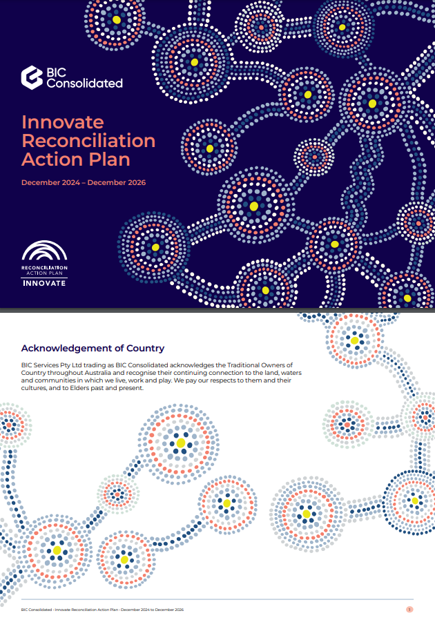 Reconciliation Action Plan Document Front Cover 2024-26